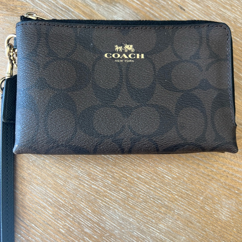 COACH Signature Wristlet
